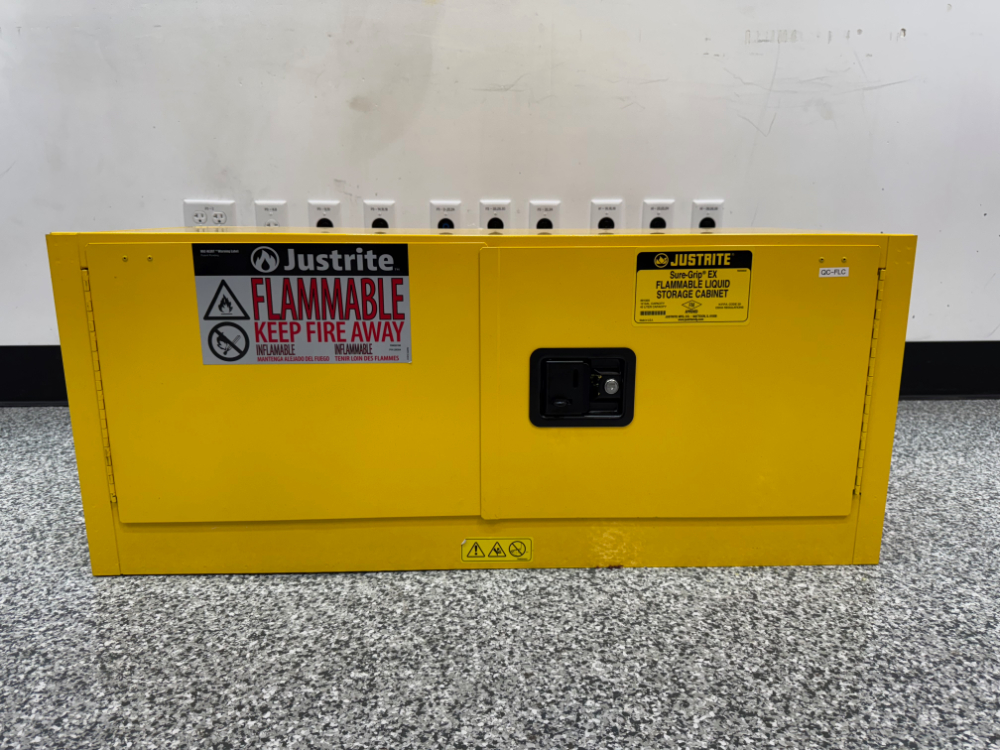 Image of Justrite Sure-Grip EX 12 Gallon Flammable Liquid Storage Cabinet